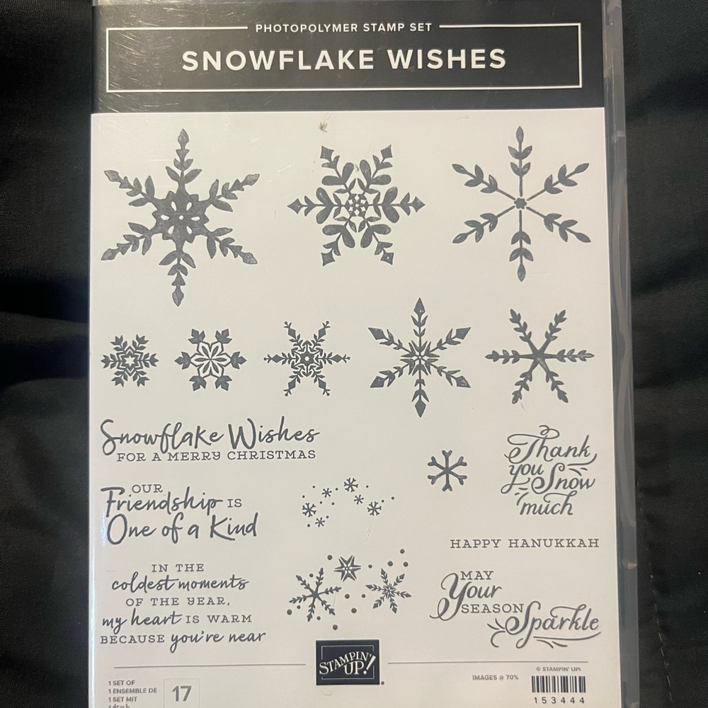 Stampin' Up! Snowflake Wishes Photopolymer Stamp Set